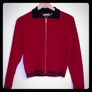NWOT KENAR ETC SWEATER IN RUBY RED